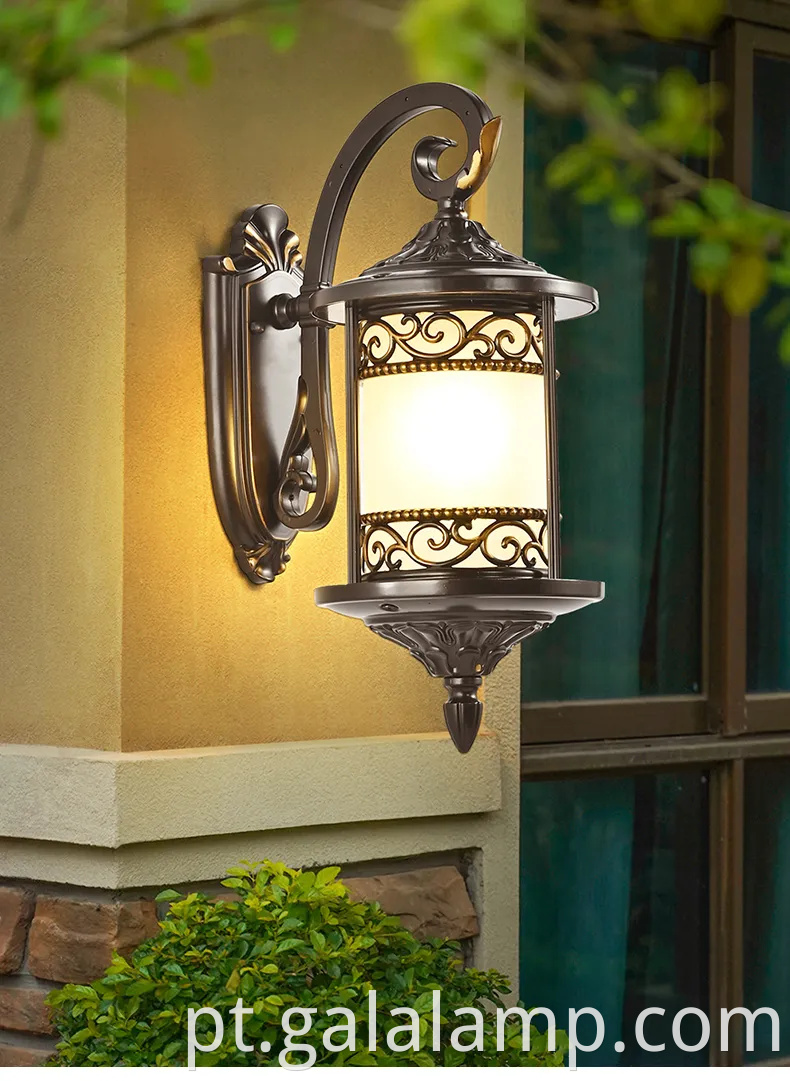 Aparelhamento moderno e elegante de parede de canto de canto LED para pátios